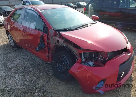 2014 Toyota Corolla Le from USA, damaged, VIN 2T1BURHE4EC189685
